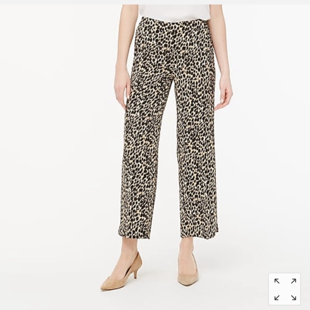 J.crew factory wide leg Jaime cropped pant